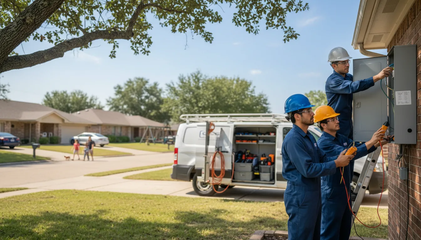 Certified electrician providing emergency electrical services in Williford, AR